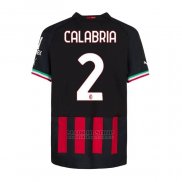 Camiseta AC Milan Jugador Calabria 1ª 2022-2023