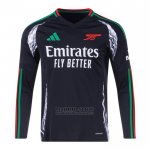 Camiseta Arsenal 2ª Manga Larga 2024-2025