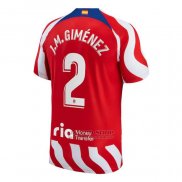 Camiseta Atletico Madrid Jugador J.M.Gimenez 1ª 2022-2023