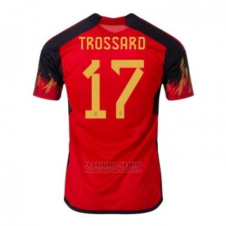 Camiseta Belgica Jugador Trossard 1ª 2022