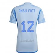 Camiseta Espana Jugador Ansu Fati 2ª 2022