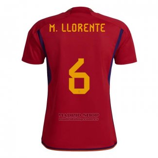 Camiseta Espana Jugador M.Llorente 1ª 2022
