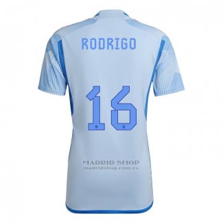 Camiseta Espana Jugador Rodrigo 2ª 2022