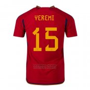 Camiseta Espana Jugador Yeremi 1ª 2022