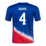 Camiseta Estados Unidos Jugador Adams 2ª 2024