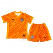 Camiseta Inglaterra Portero Nino 2024 Naranja