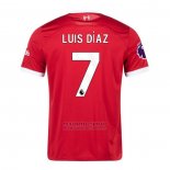 Camiseta Liverpool Jugador Luis Diaz 1ª 2023-2024