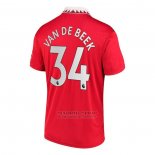Camiseta Manchester United Jugador Van De Beek 1ª 2022-2023