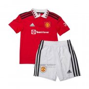 Camiseta Manchester United 1ª Nino 2022-2023