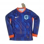 Camiseta Paises Bajos 2ª Manga Larga 2024