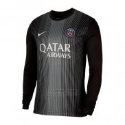 Camiseta Paris Saint-Germain Portero 1ª Manga Larga 2025-2026 Negro