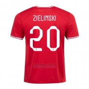 Camiseta Polonia Jugador Zielinski 2ª 2022