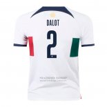 Camiseta Portugal Jugador Dalot 2ª 2022