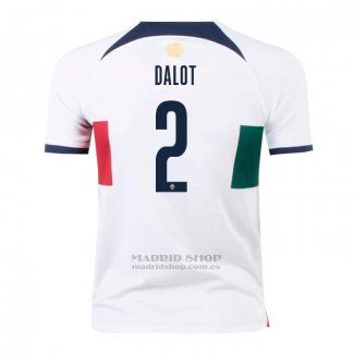 Camiseta Portugal Jugador Dalot 2ª 2022