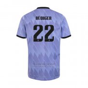 Camiseta Real Madrid Jugador Rudiger 2ª 2022-2023