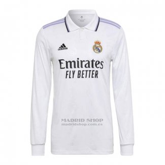 Camiseta Real Madrid 1ª Manga Larga 2022-2023