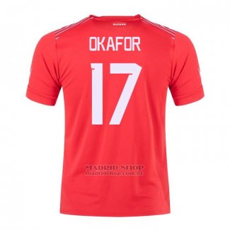 Camiseta Suiza Jugador Okafor 1ª 2022