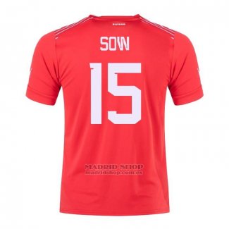 Camiseta Suiza Jugador Sow 1ª 2022