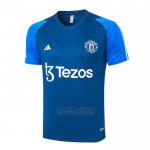 Camiseta de Entrenamiento Manchester United 2023-2024 Azul