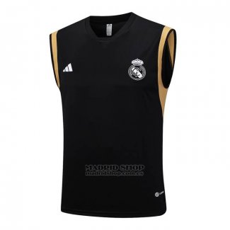 Camiseta de Entrenamiento Real Madrid Sin Mangas 2023-2024 Negro