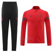 Chandal de Chaqueta del AC Milan 2022-2023 Rojo