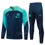 Chandal de Chaqueta del Barcelona Nino 2023-2024 Azul