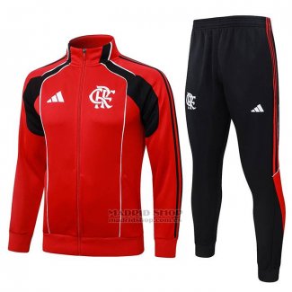 Chandal de Chaqueta del Flamengo 2025-2026 Rojo Negro