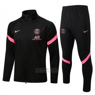 Chandal de Chaqueta del Paris Saint-Germain 2021-22 Negro