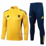 Chandal de Sudadera del Boca Juniors Nino 2025-2026 Amarillo