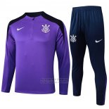 Chandal de Sudadera del Corinthians 2024-2025 Purpura