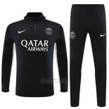 Chandal de Sudadera del Paris Saint-Germain 2023-2024 Negro