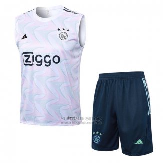 Chandal del Ajax Sin Mangas 2023-2024 Blanco