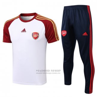 Chandal del Arsenal Manga Corta 2021-2022 Blanco