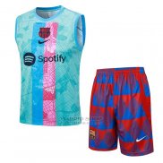 Chandal del Barcelona Sin Mangas 2023-2024 Azul