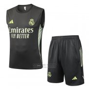Chandal del Real Madrid Sin Mangas 2025-2026 Gris Verde