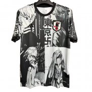 Tailandia Camiseta Japon Anime 202024-2025 Negro y Blanco