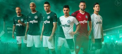 Camisetas PUMA de Palmeiras 2019