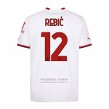 Camiseta AC Milan Jugador A.Rebic 2ª 2022-2023