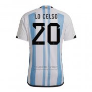 Camiseta Argentina Jugador Lo Celso 1ª 2022