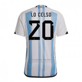 Camiseta Argentina Jugador Lo Celso 1ª 2022