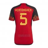 Camiseta Belgica Jugador Vertonghen 1ª 2022