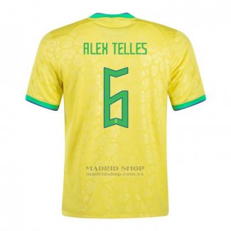 Camiseta Brasil Jugador Alex Telles 1ª 2022