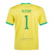 Camiseta Brasil Jugador Alisson 1ª 2022