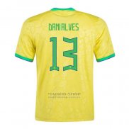 Camiseta Brasil Jugador Dani Alves 1ª 2022