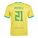 Camiseta Brasil Jugador Martinelli 1ª 2022