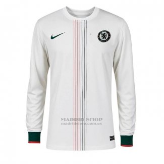 Camiseta Chelsea 2ª Manga Larga 2025-2026