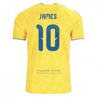Camiseta Colombia Jugador James Rodriguez 1ª 2026