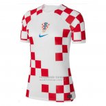 Camiseta Croacia 1ª Mujer 2022