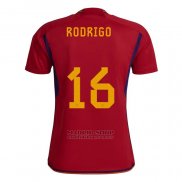 Camiseta Espana Jugador Rodrigo 1ª 2022