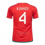 Camiseta Gales Jugador B.Davies 1ª 2022